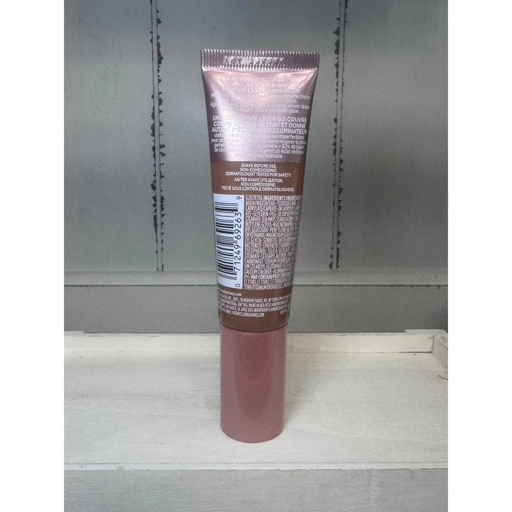L'Oreal Paris Lumi Le Glow Tint 400 Neutral Lightweight Fluid Foundation 0.84oz